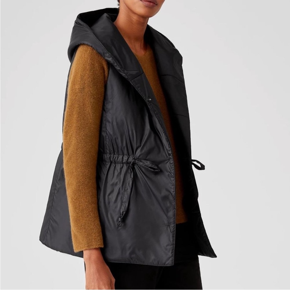 Eileen Fisher black vest